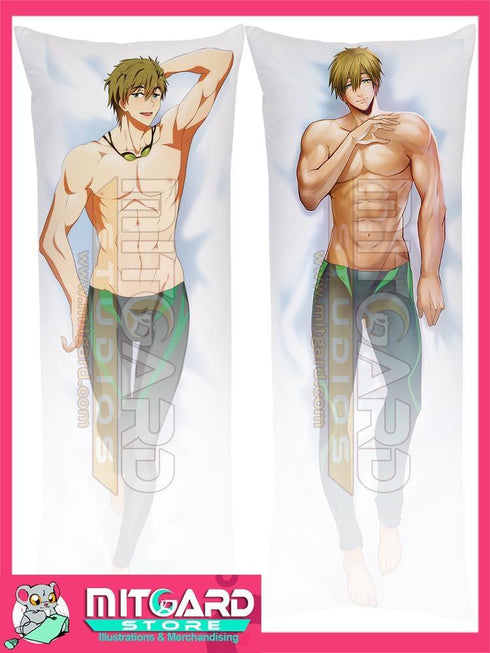 FREE! Makoto Tachibana Body pillow case dakimakura - 50cmx150cm / Velvet / 2 Sides Printed - 1